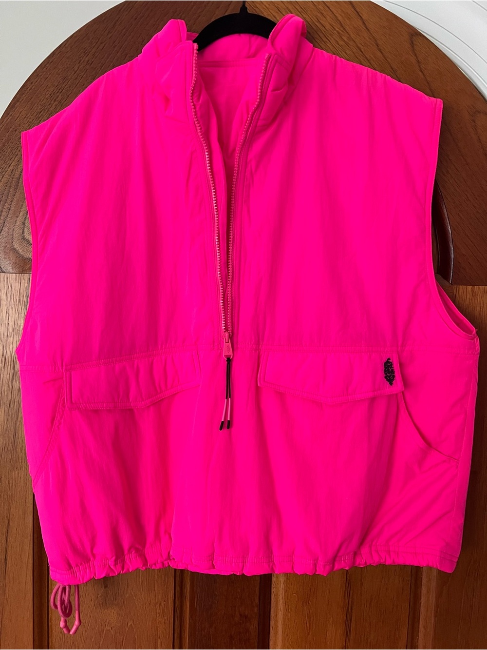 FP Movement Hot Pink Off The Bleachers Puffer Vest RT $168 - Size Large NWOT